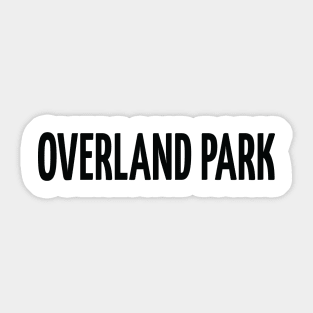 Overland Park Sticker